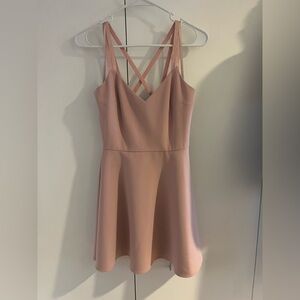 French Connection Pink A-Line Mini Dress
